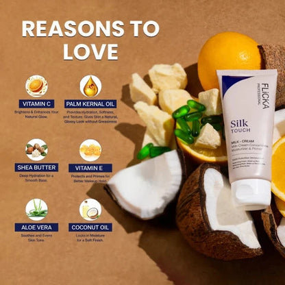 Flicka Silk Touch l Concentrate - Primer and Moisturizer